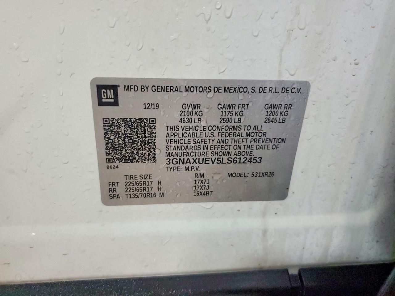 2020 Chevrolet Equinox lt