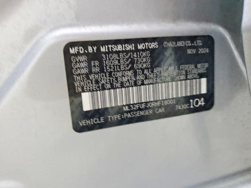 2024 Mitsubishi Mirage G4 es