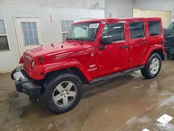 Jeep Wrangler salvage cars for sale: 2011 Jeep Wrangler Unlimited Sahara