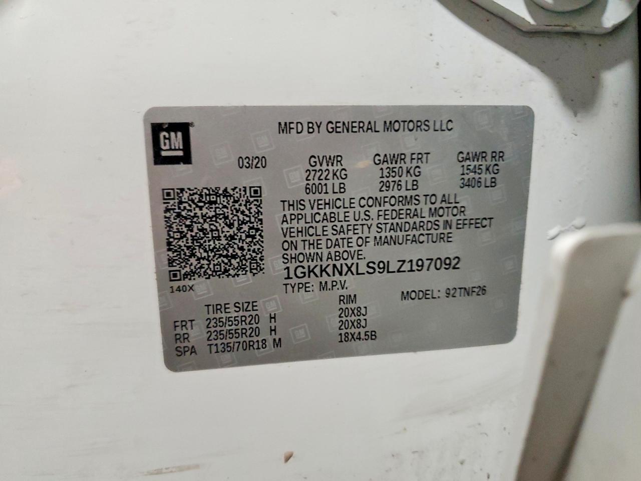 2020 GMC Acadia Denali