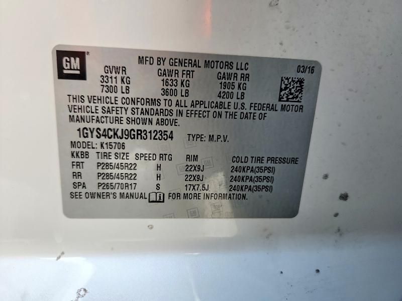 2016 Cadillac Escalade Premium