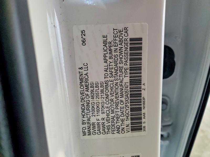 2025 Honda Accord Hybrid Sport