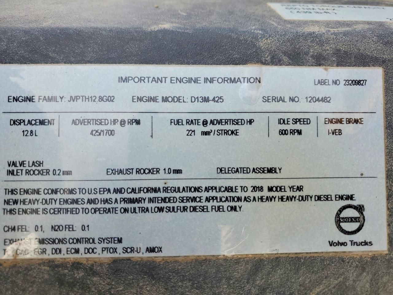 2019 Volvo VN VNL-Semi Truck