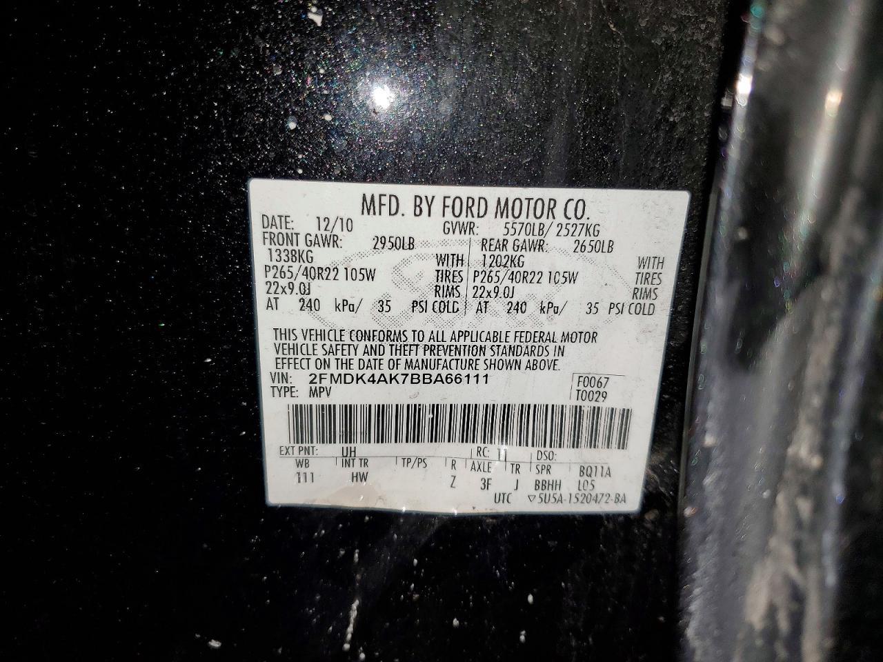 2011 Ford Edge Sport