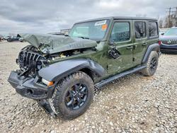Jeep Wrangler salvage cars for sale: 2021 Jeep Wrangler Unlimited Sport