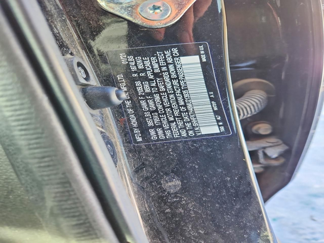 2021 Honda Civic Sport