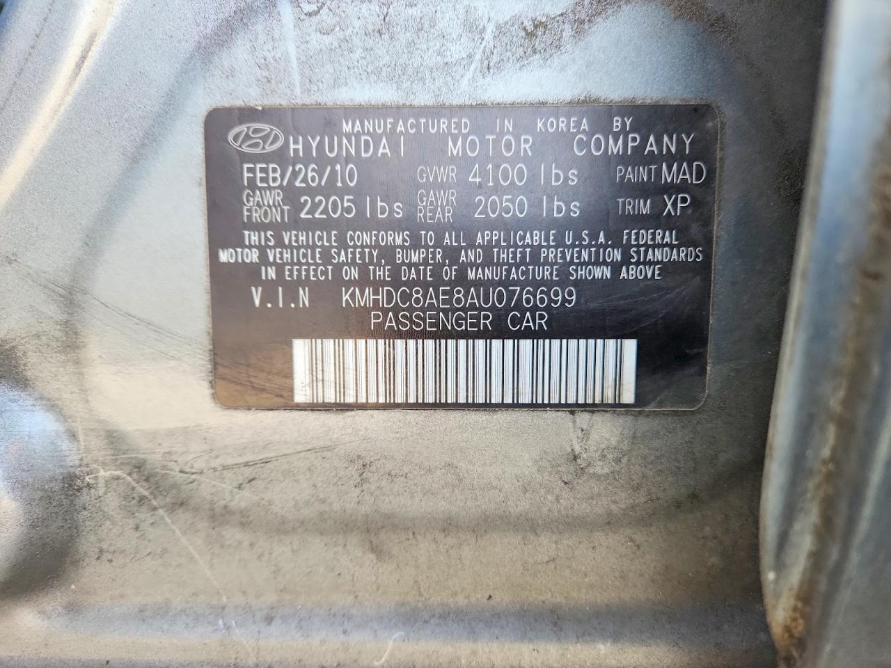 2010 Hyundai Elantra Touring gls