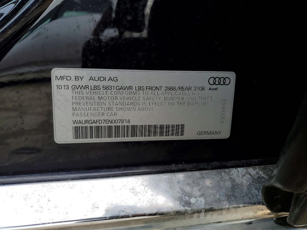 2014 Audi A8 l Quattro