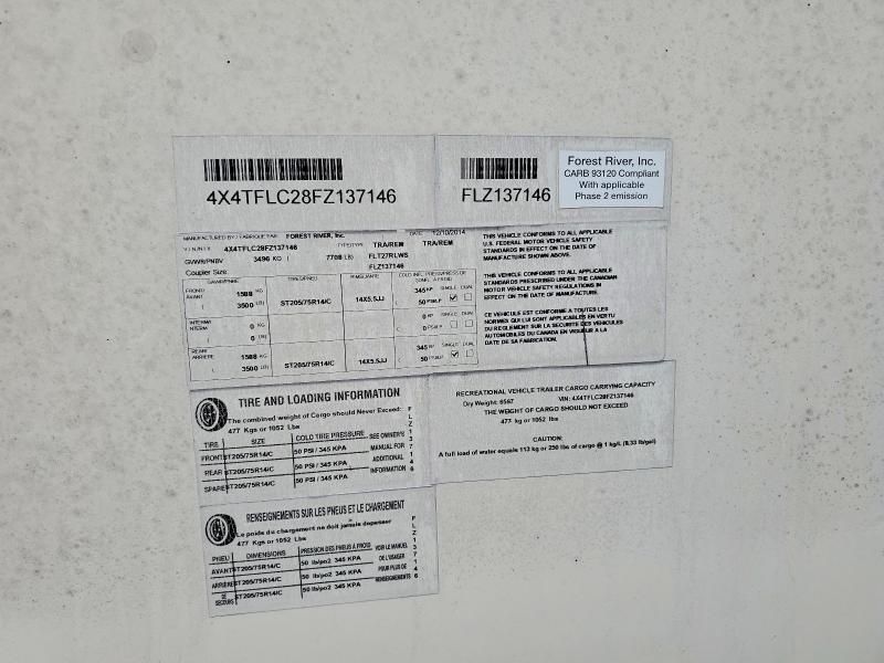 2015 Flagstaff Travel Trailer