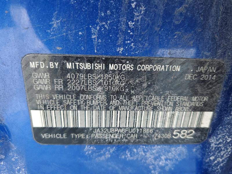 2015 Mitsubishi Lancer gt