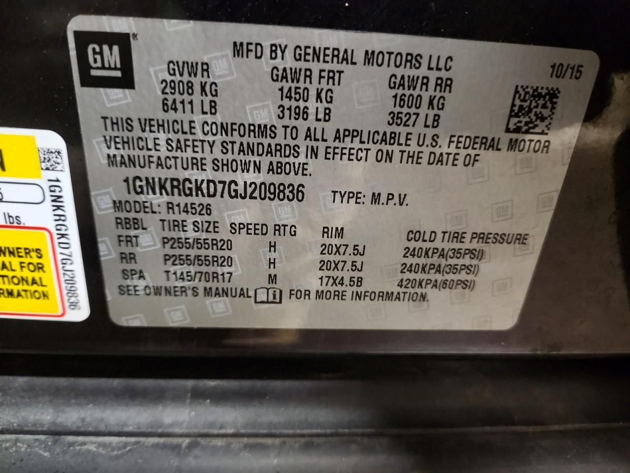 2016 Chevrolet Traverse lt