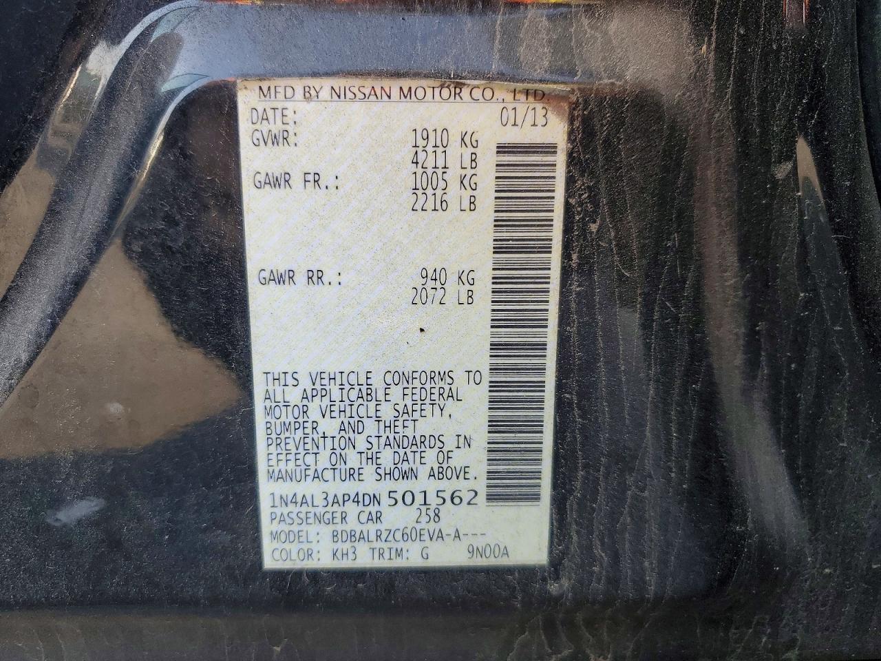 2013 Nissan Altima 2.5