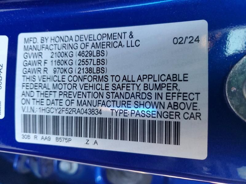 2024 Honda Accord Hybrid Sport