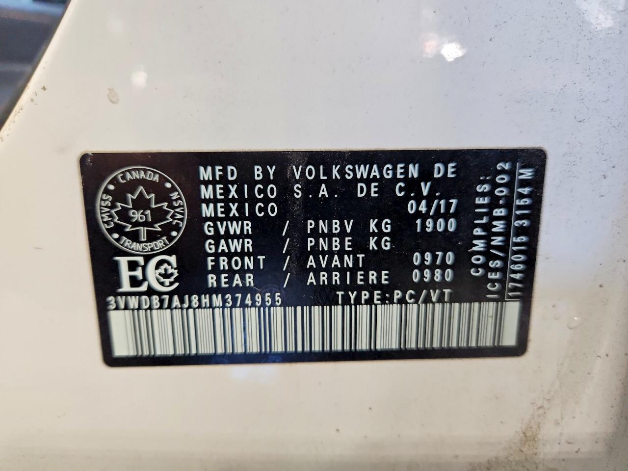 2017 Volkswagen Jetta se