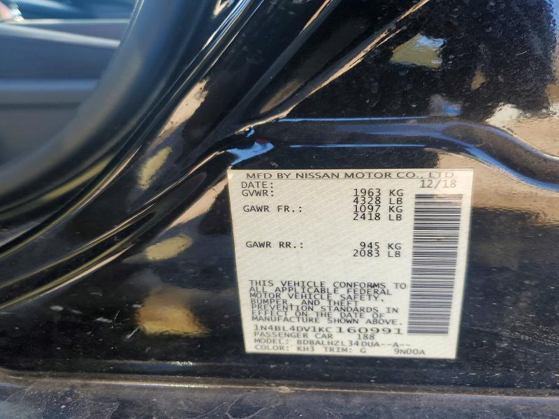 2019 Nissan Altima sv