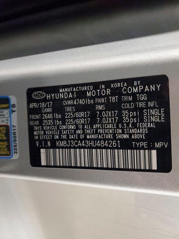 2017 Hyundai Tucson Limited