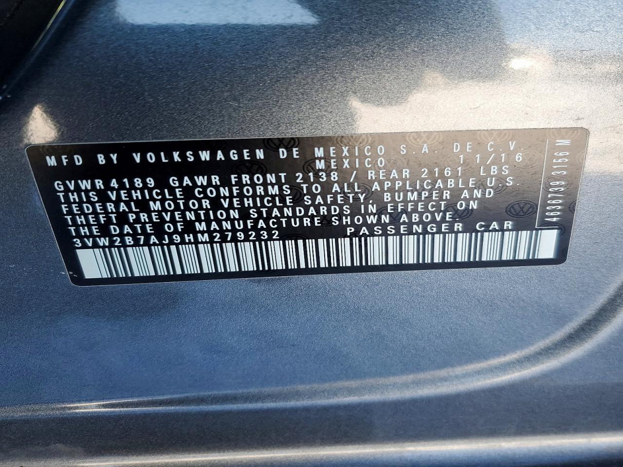 2017 Volkswagen Jetta s