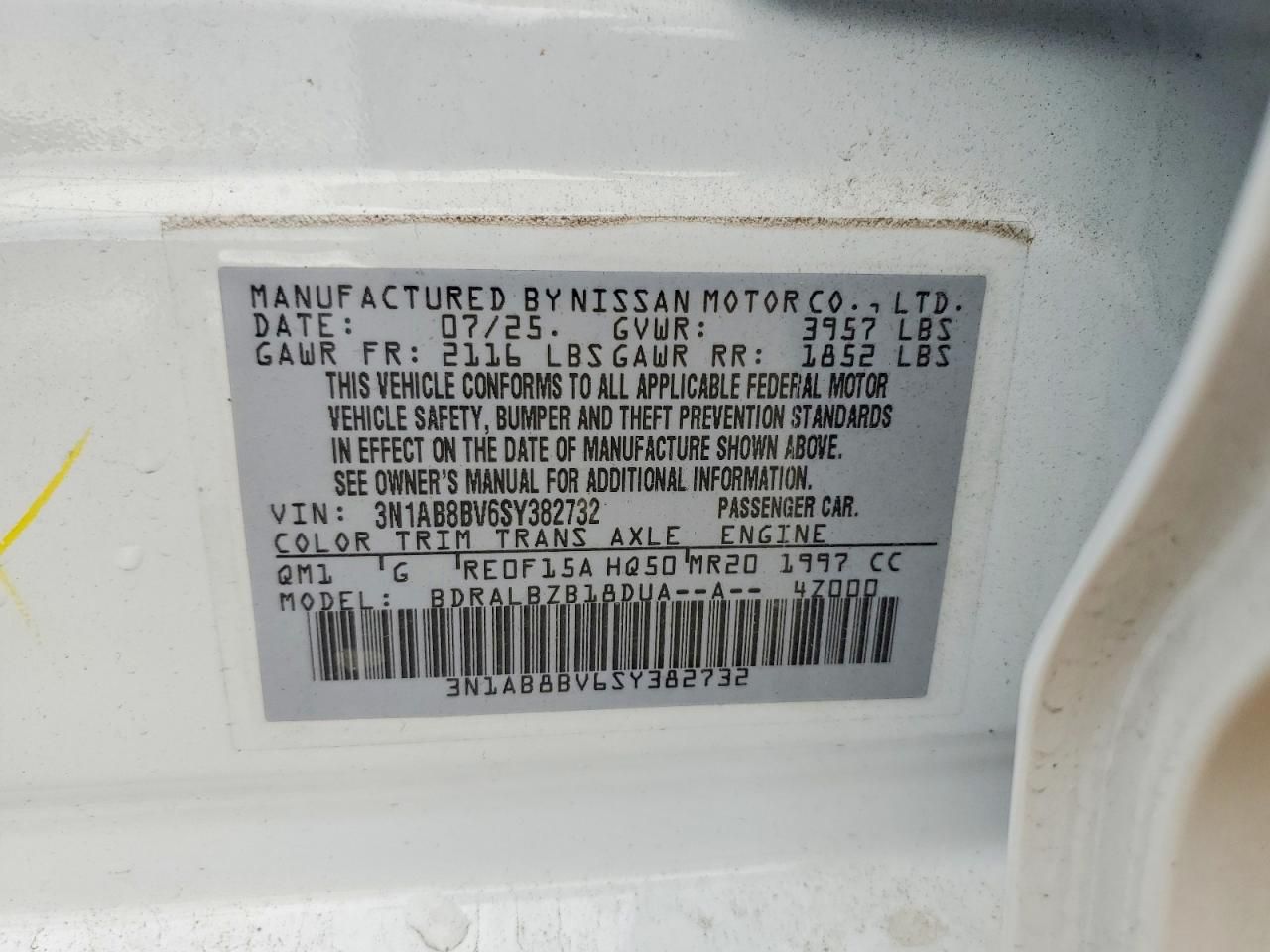 2025 Nissan Sentra s