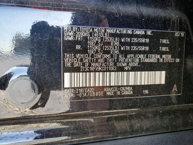 2019 Toyota Rav4 xle Premium