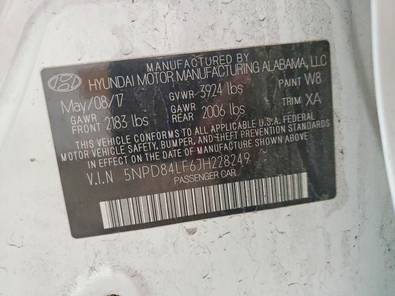 2018 Hyundai Elantra sel