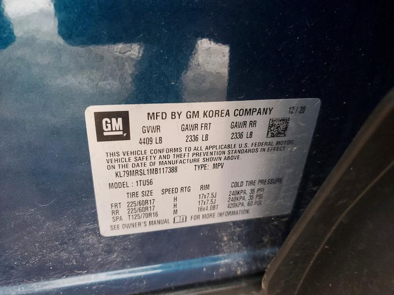2021 Chevrolet Trailblazer lt