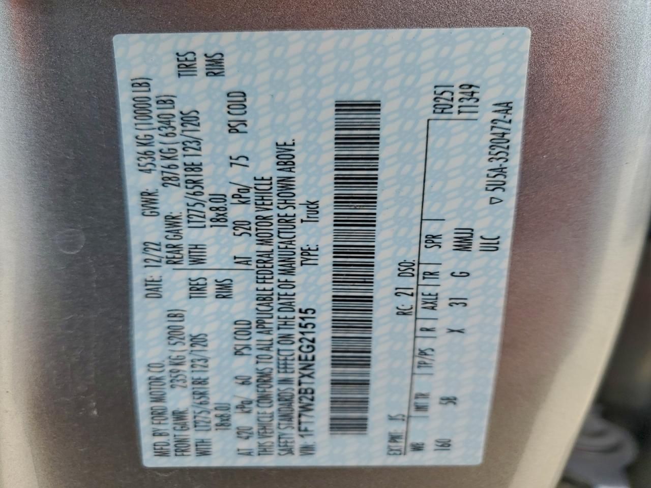 2022 Ford F250 Super Duty