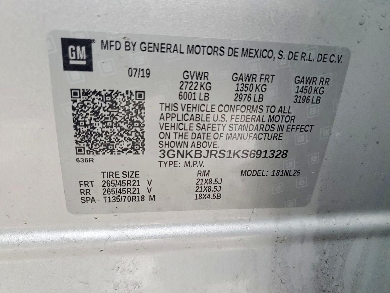 2019 Chevrolet Blazer rs