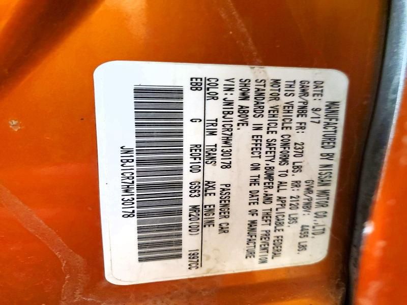 2017 Nissan Rogue Sport s