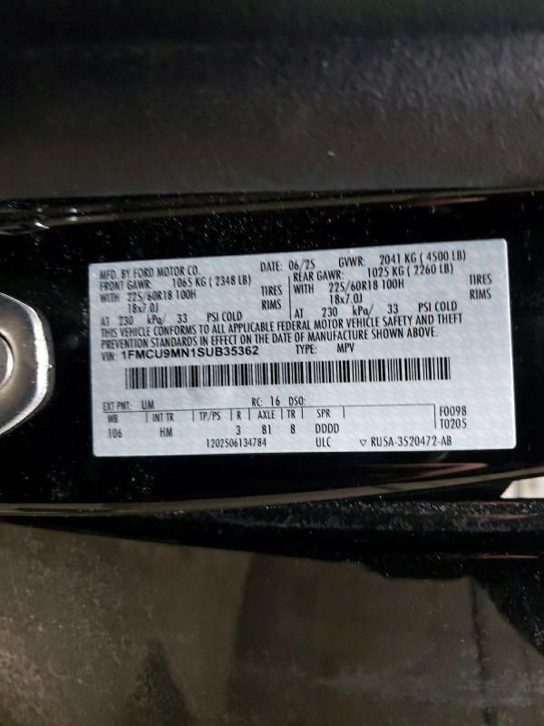 2025 Ford Escape st Line