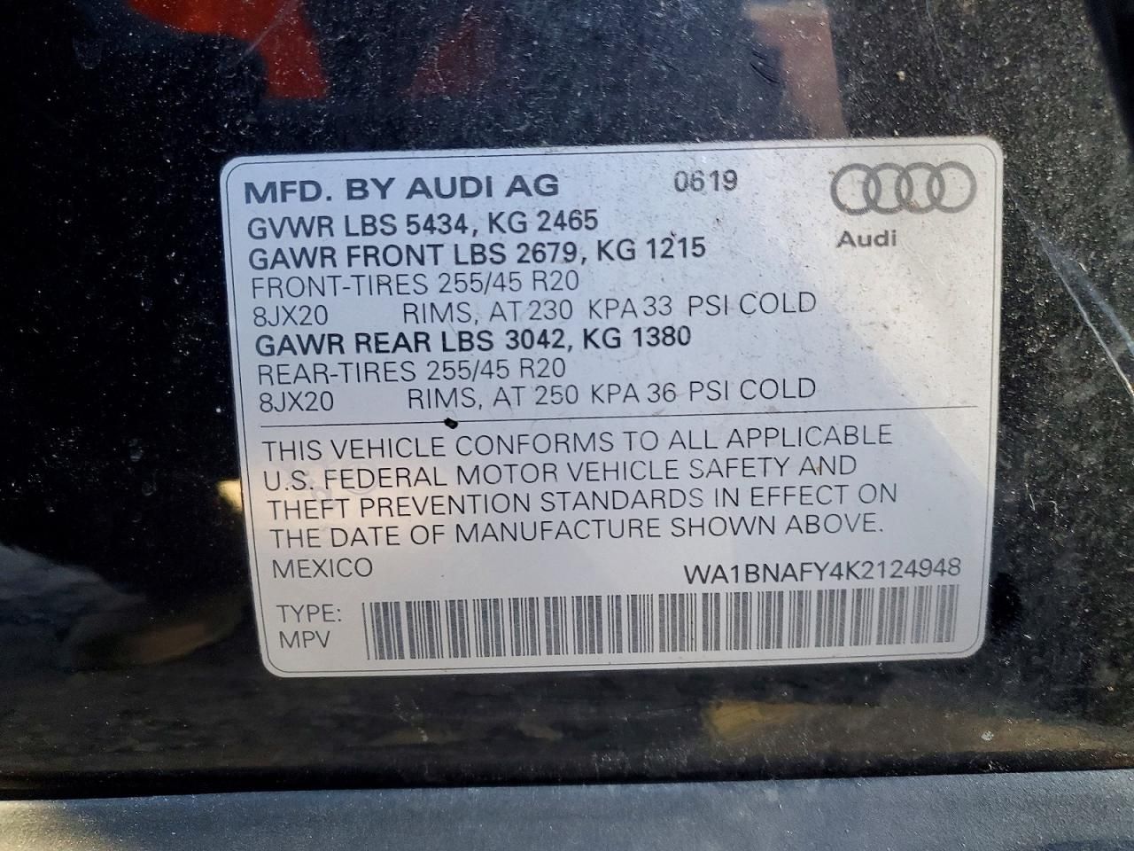 2019 Audi Q5 Premium Plus