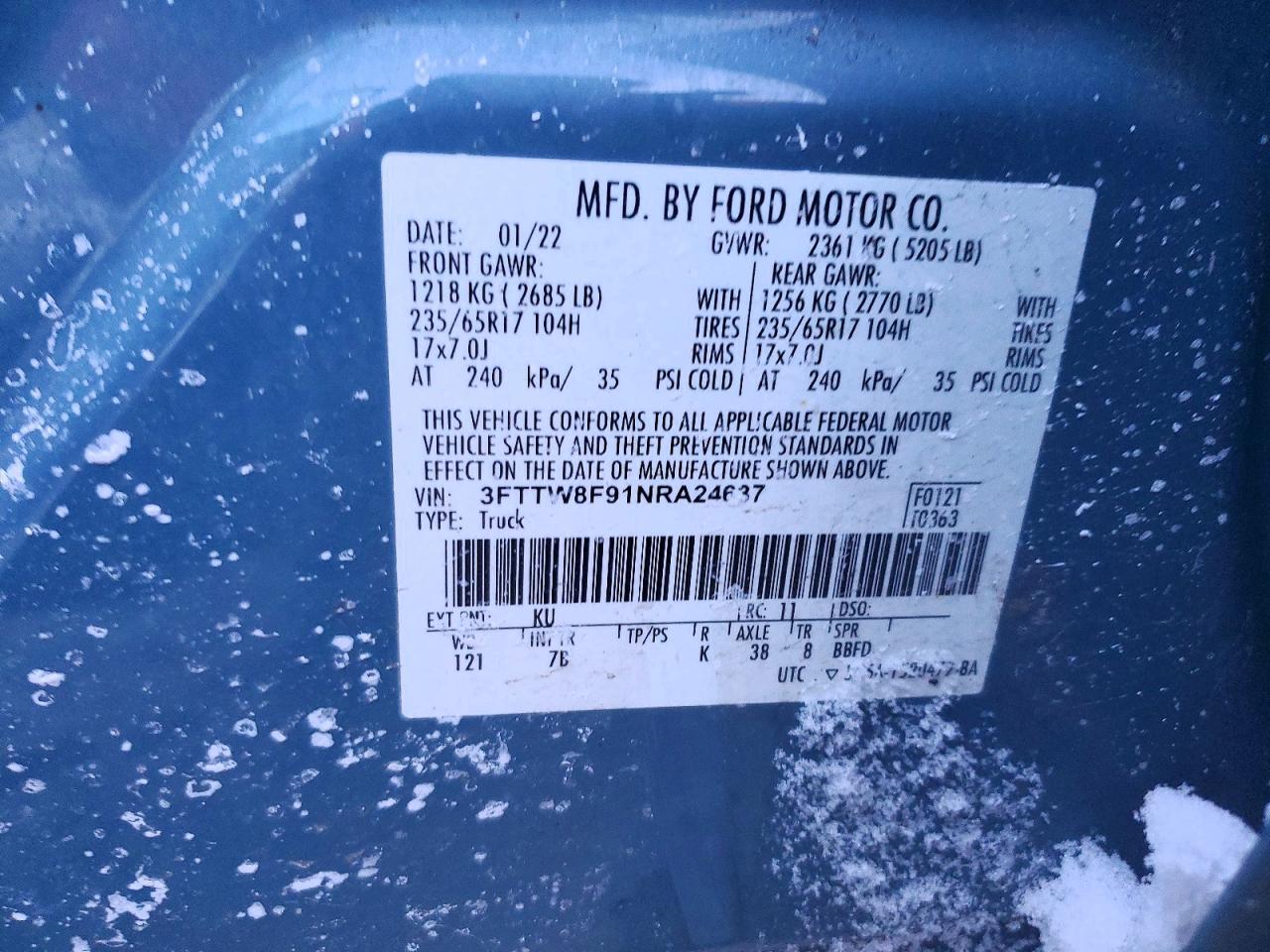 2022 Ford Maverick XL