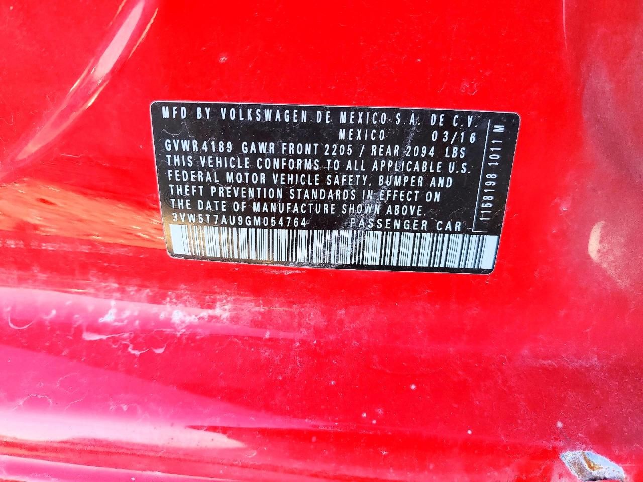 2016 Volkswagen Gti S/se