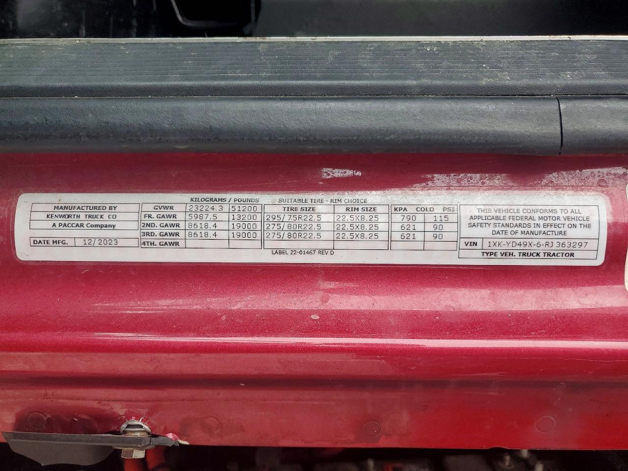 2024 Kenworth Construction T680