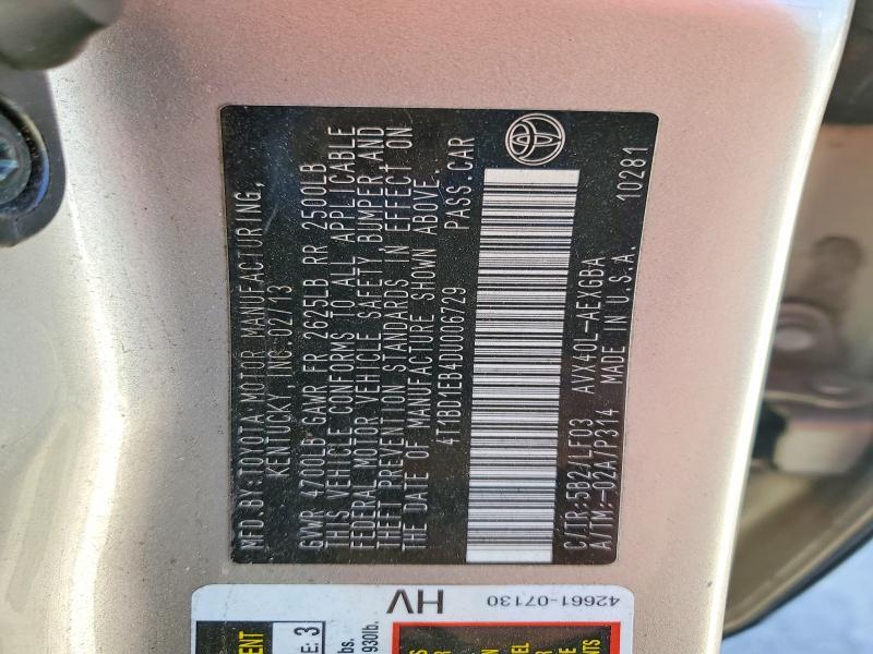 2013 Toyota Avalon Hybrid