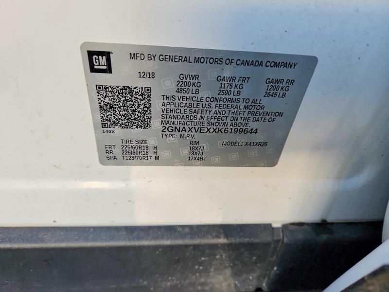 2019 Chevrolet Equinox lt