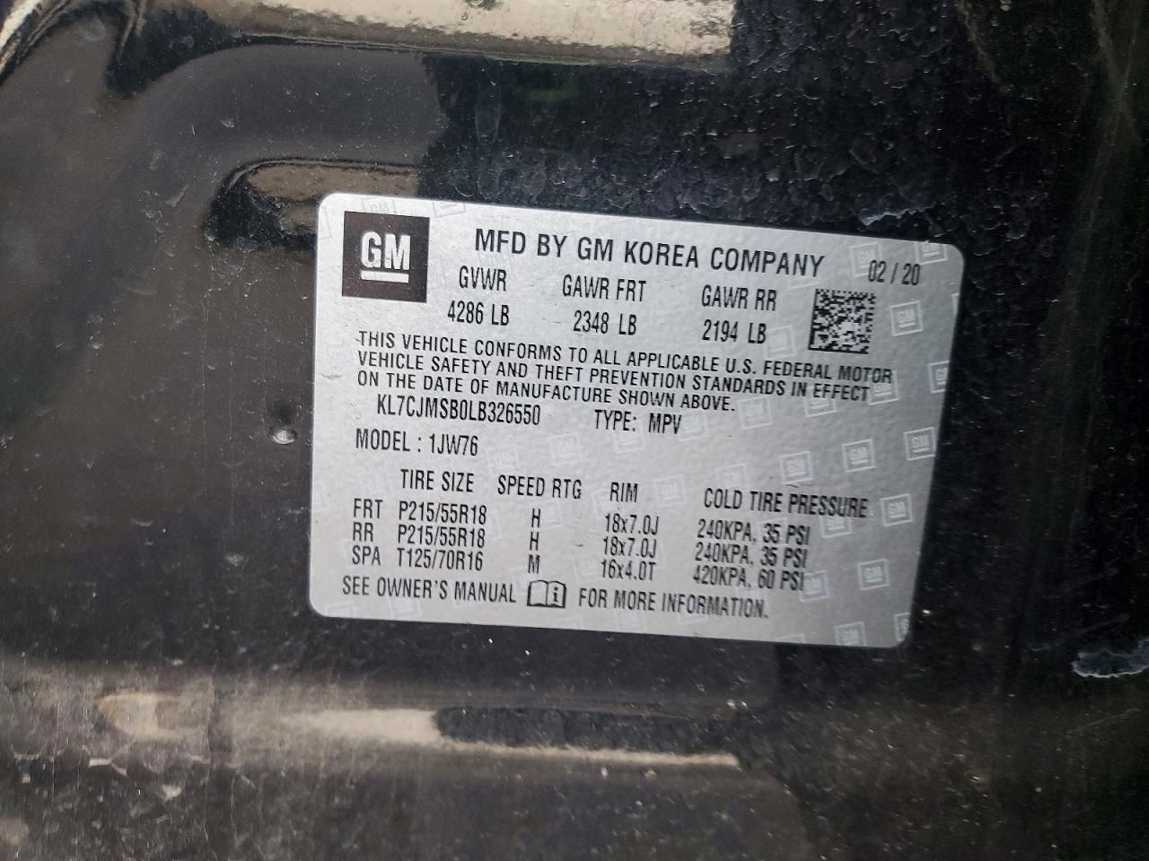 2020 Chevrolet Trax Premier