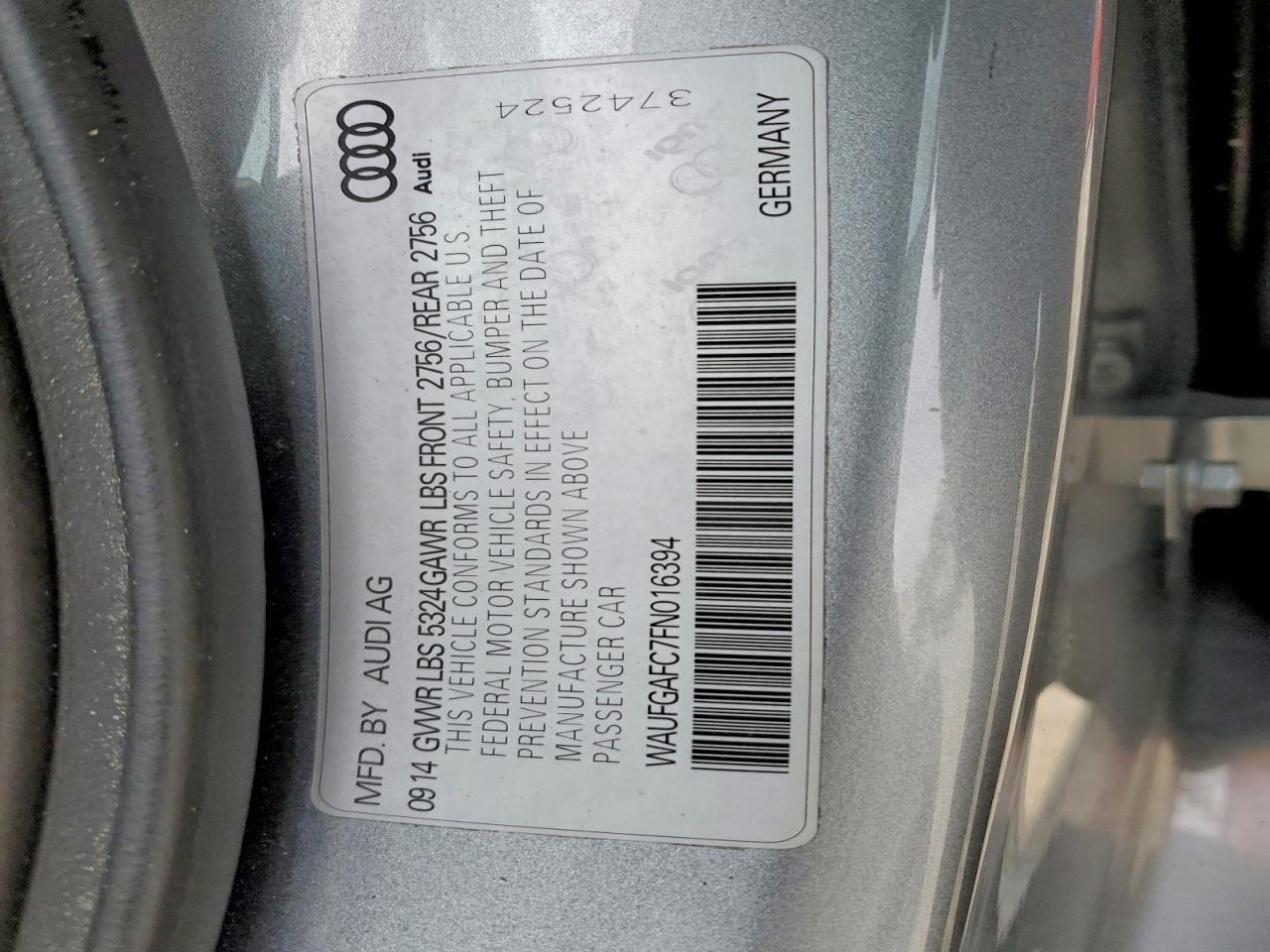 2015 Audi A6 Premium Plus