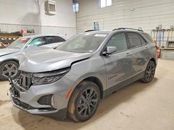 Chevrolet salvage cars for sale: 2024 Chevrolet Equinox rs