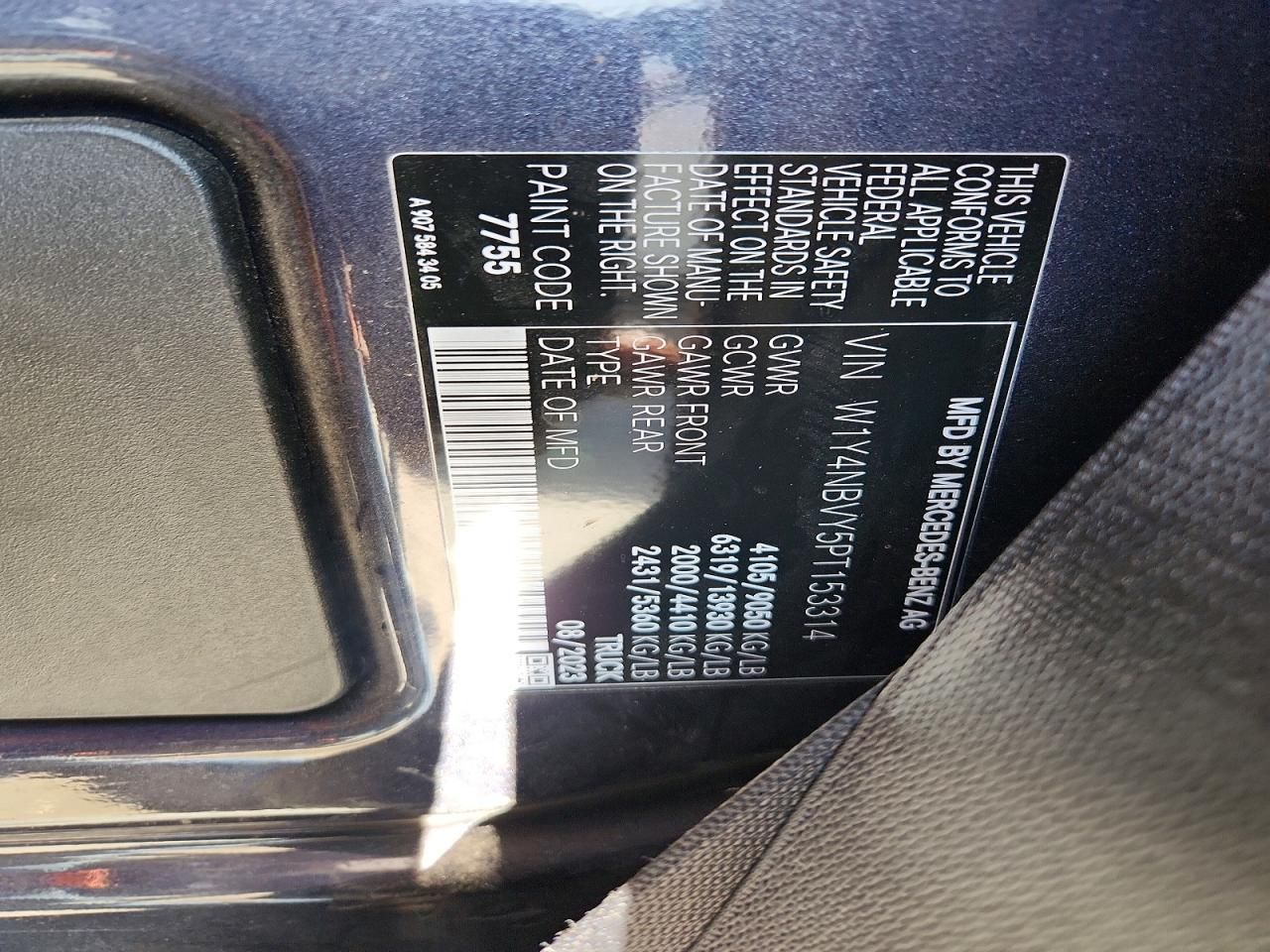 2023 Merz 2023 MERCEDES-BENZ Sprinter 2500