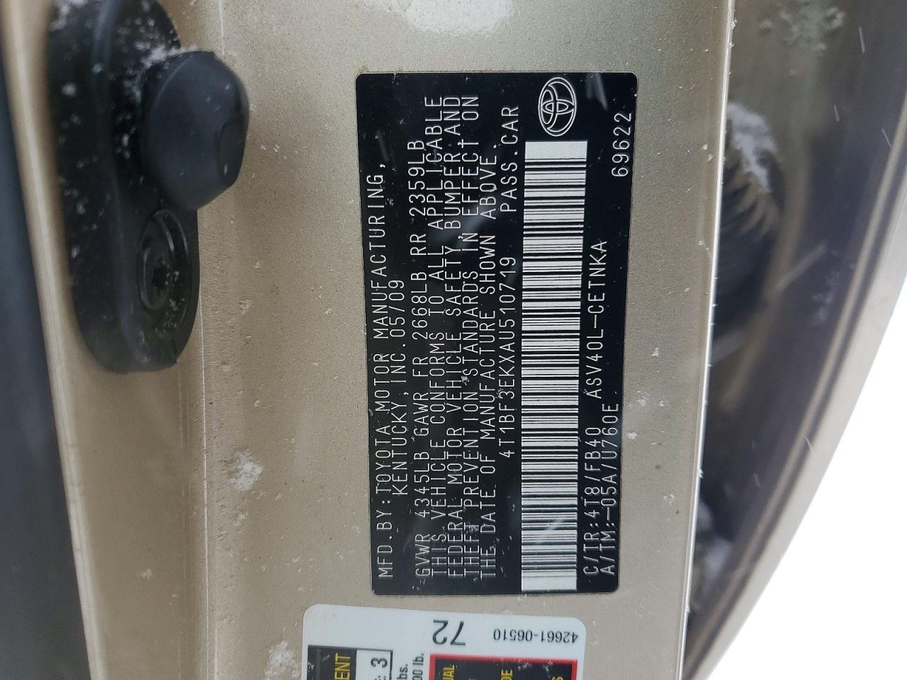 2010 Toyota Camry Base