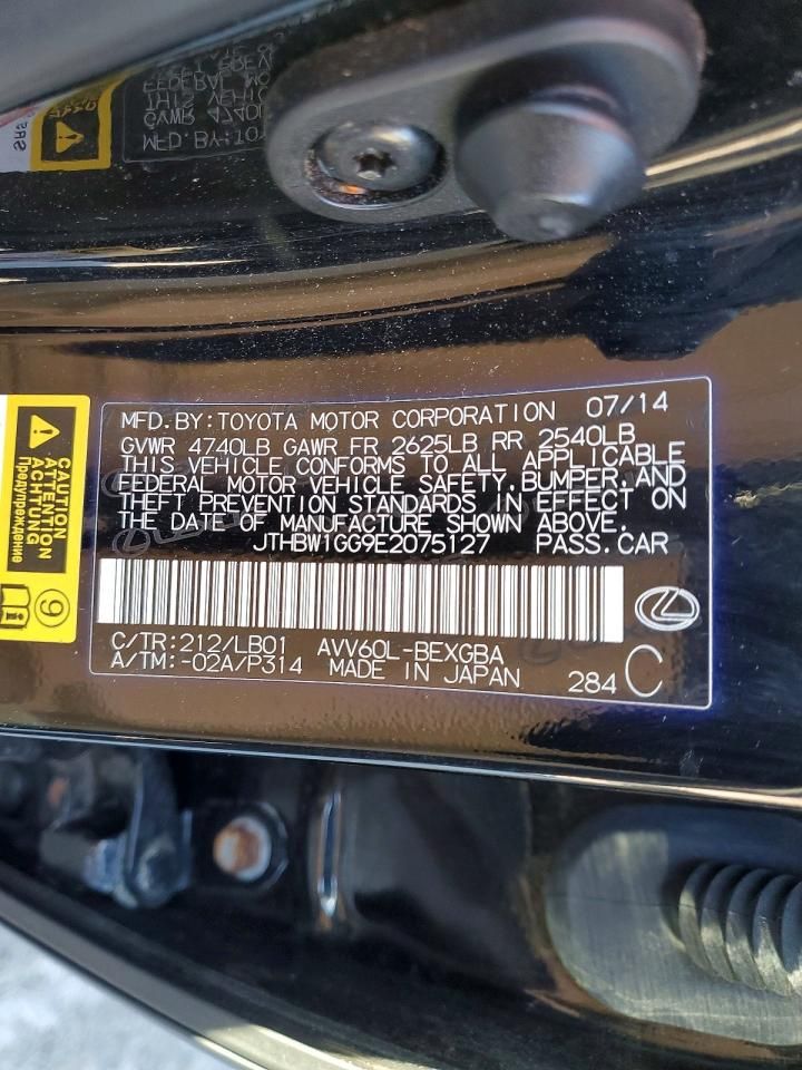 2014 Lexus Es 300h Base