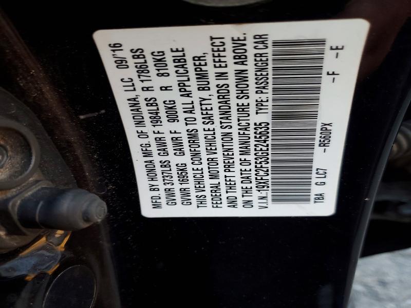 2016 Honda Civic lx