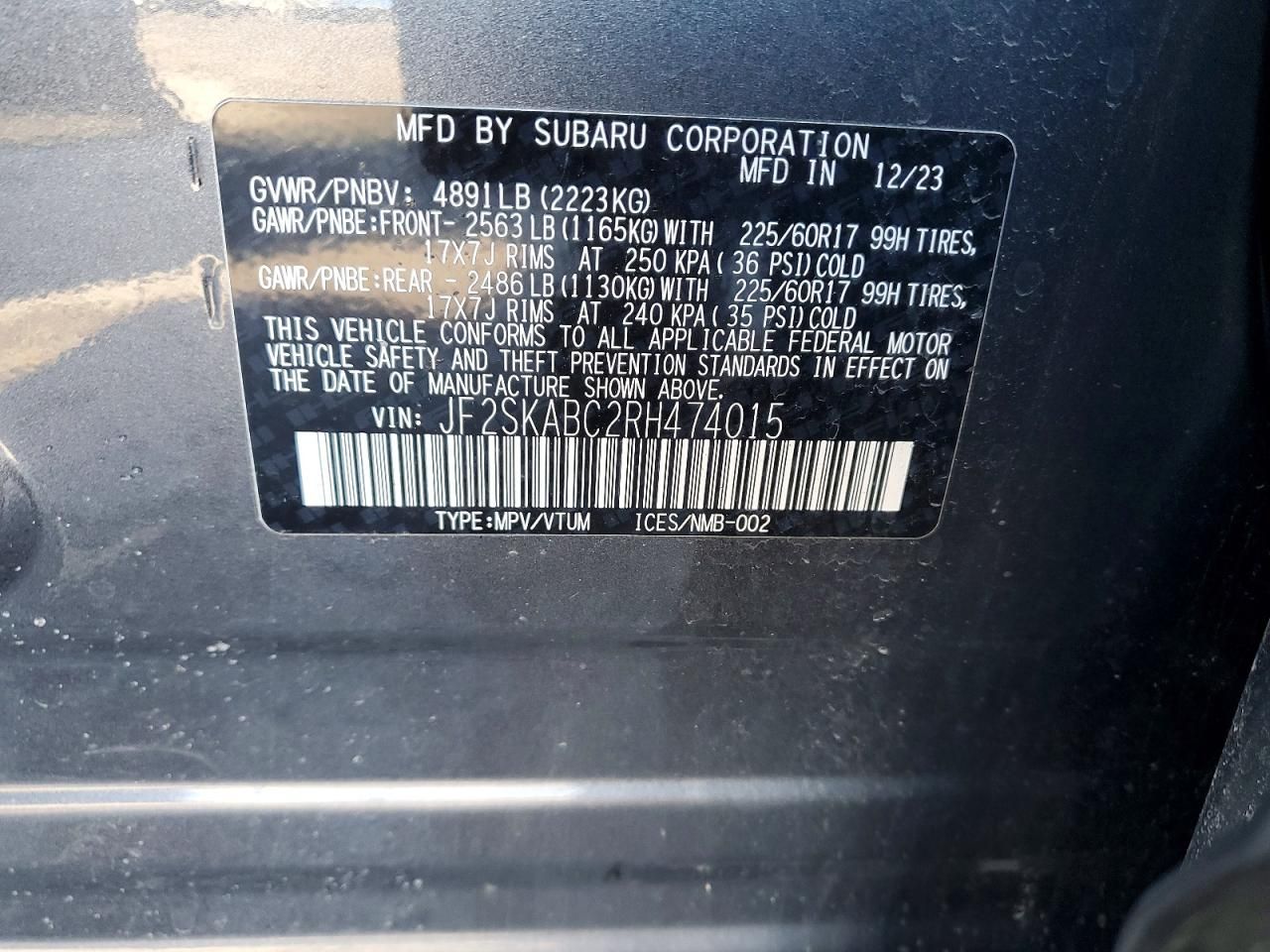 2024 Subaru Forester