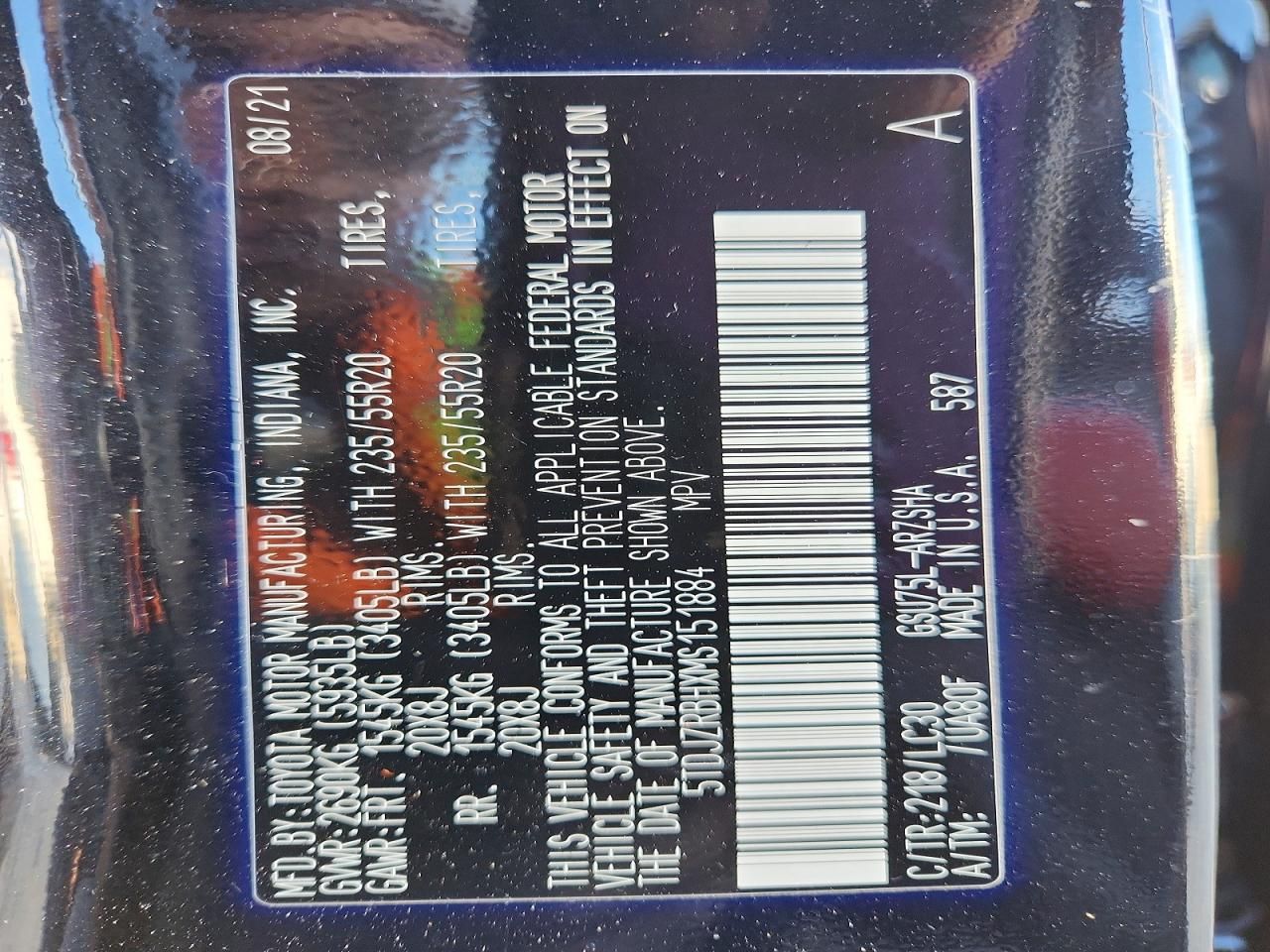 2021 Toyota Highlander xse