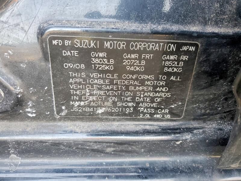 2009 Suzuki SX4 Technology