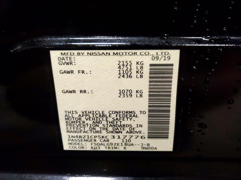 2019 Nissan Leaf s Plus