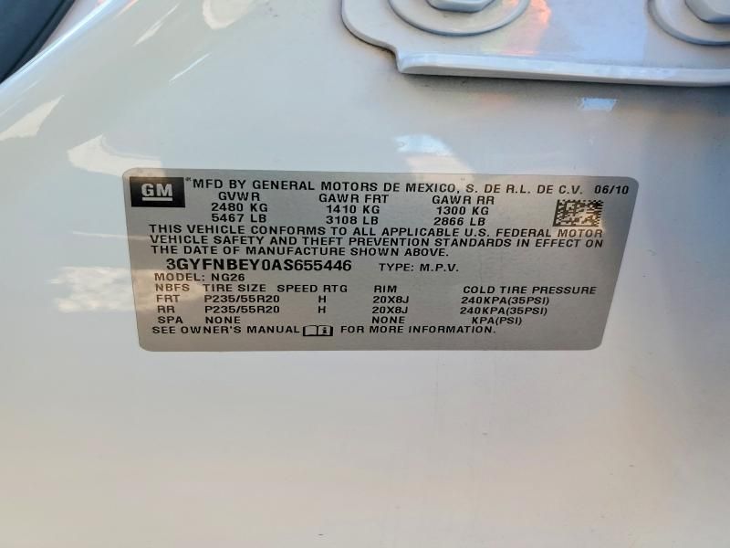 2010 Cadillac Srx Performance Collection