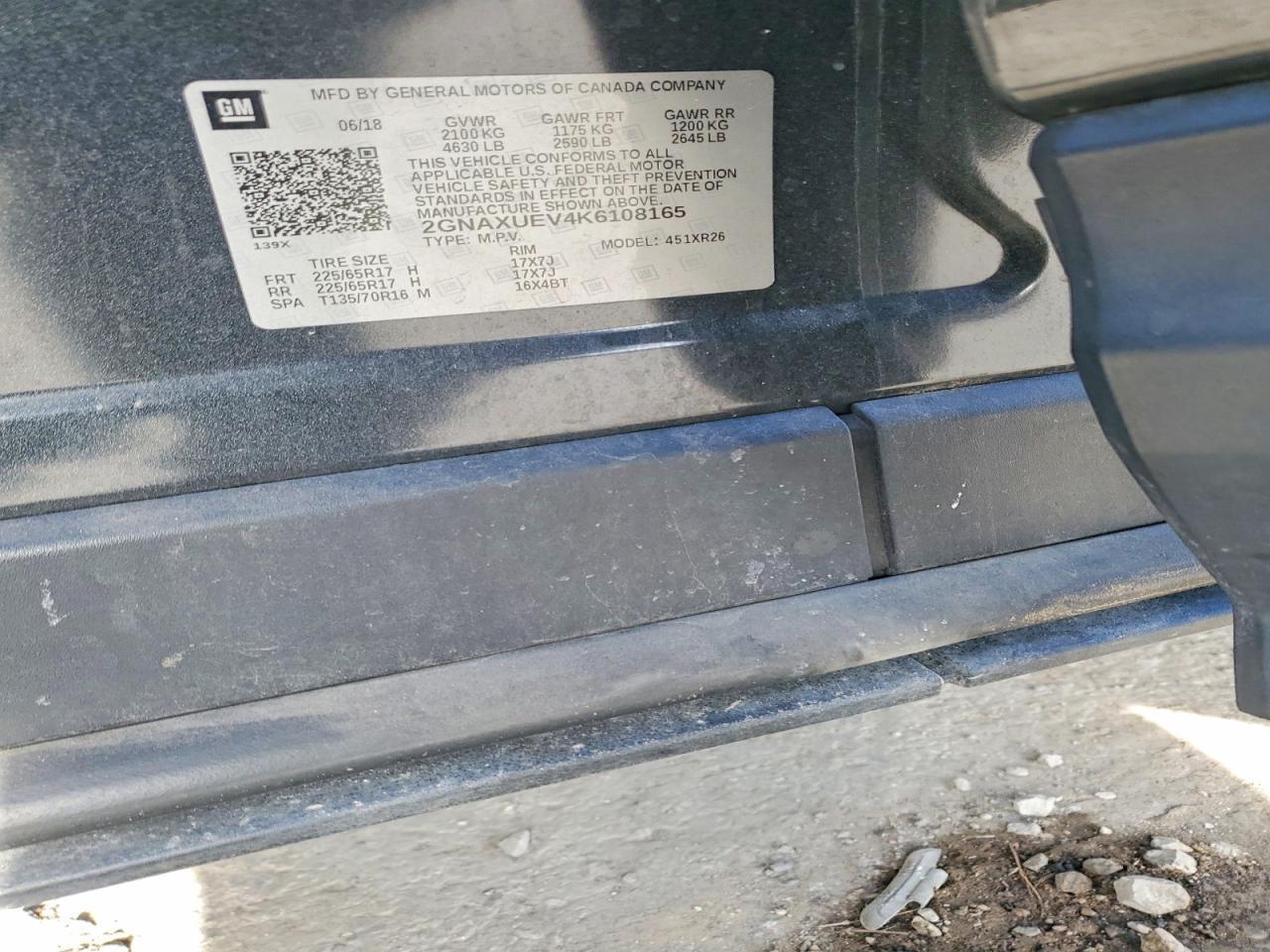 2019 Chevrolet Equinox lt