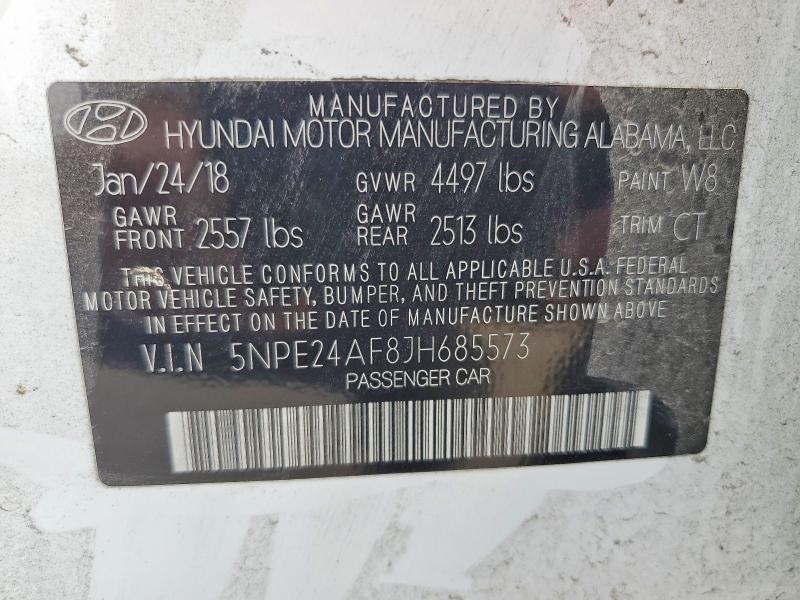 2018 Hyundai Sonata se