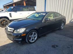 Mercedes-Benz C-class salvage cars for sale: 2012 Mercedes-Benz C 250